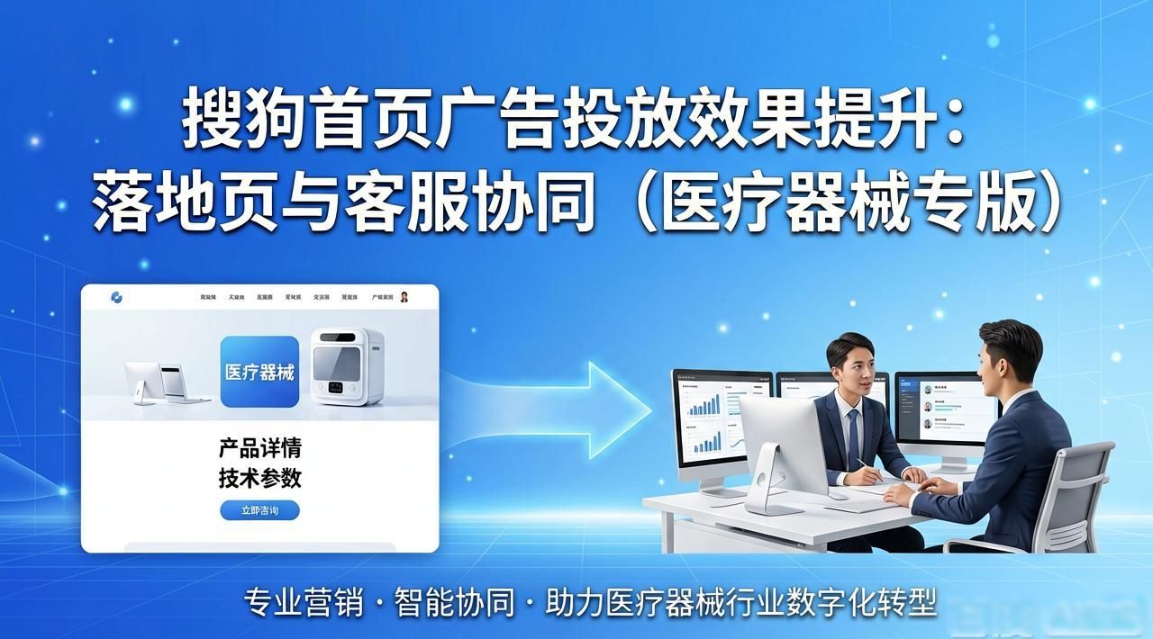 实操手册:搜狗首页广告投放效果提升:落地页与客服协同(医疗器械专版)_实操手册:搜狗首页广告投放效果提升:落地页与客服协同(医疗器械专版)_实操手册:搜狗首页广告投放效果提升:落地页与客服协同(医疗器械专版)