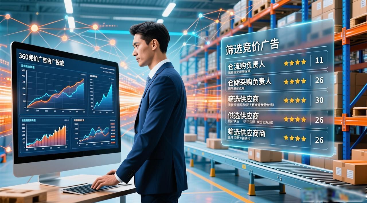 采购仓储物流如何管理_案例分析：物流仓储采购负责人必看：360竞价广告如何筛选供应商_采购与仓储案例